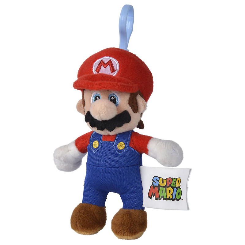 Nintendo super mario assorted plush keychain 12cm, , medium-null