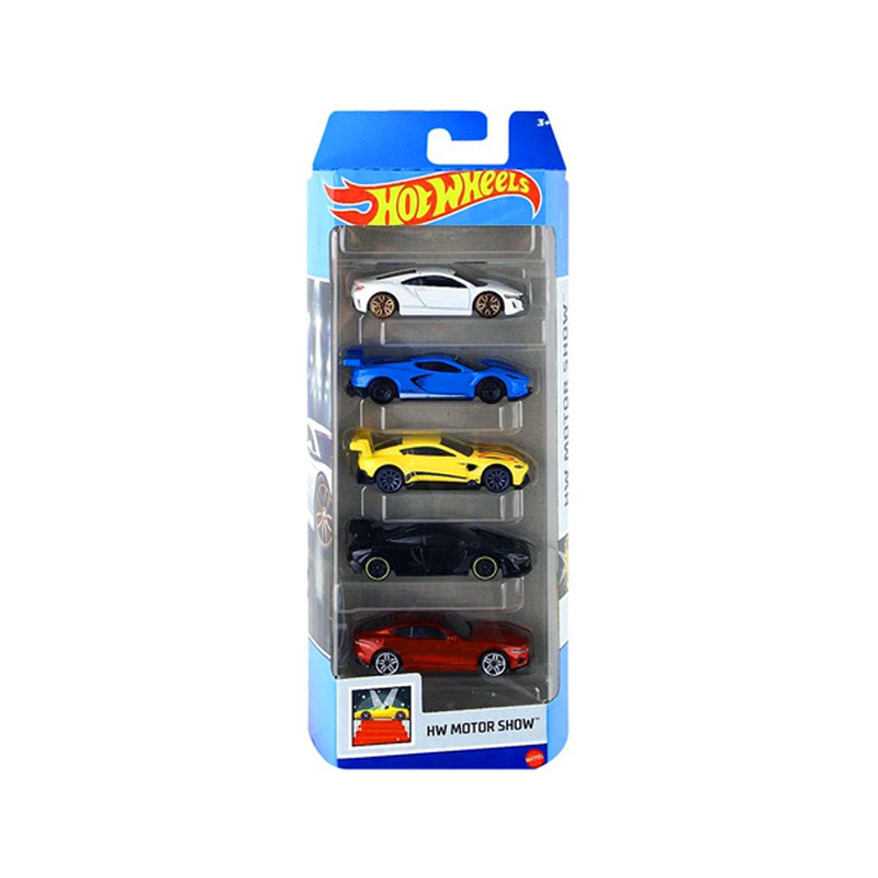Hot wheels cars 5 pcs - hw motor show, , medium-null
