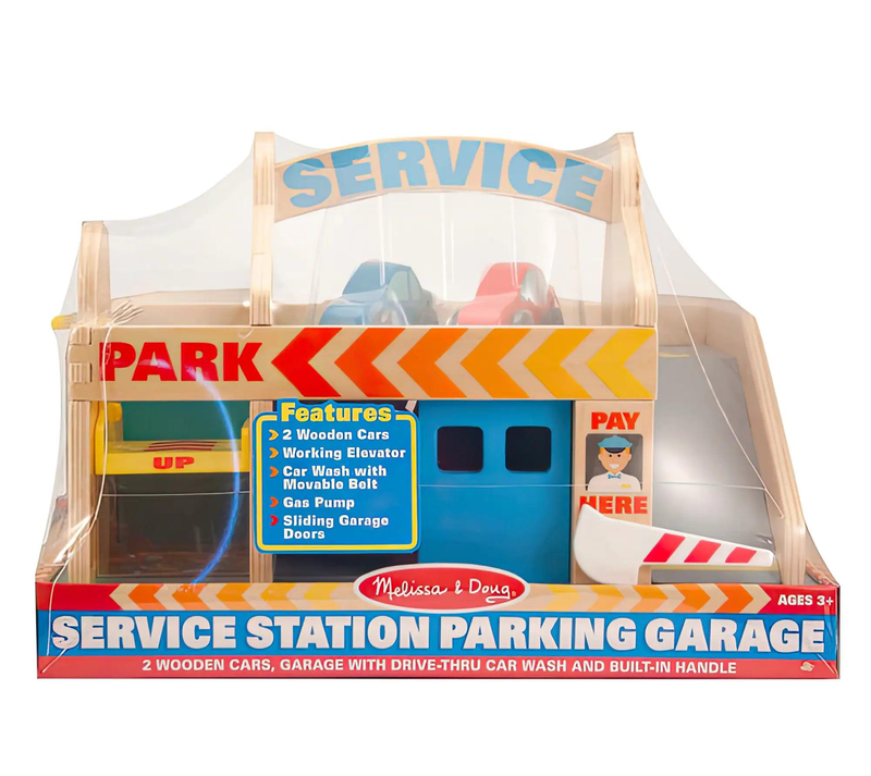 Melissa & doug service station parking garage, , medium-null