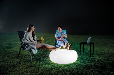 Led ottoman light (r.b.), White, medium