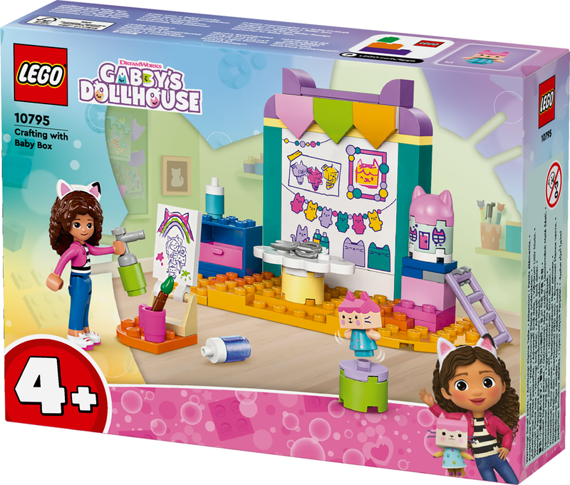 Lego gabby's dollhouse crafting with baby box 10795 &gamma;&iota;&alpha; &eta;&lambda;&iota;&kappa;ί&epsilon;&sigmaf; 4+ 60&tau;&mu;&chi;, , medium-null