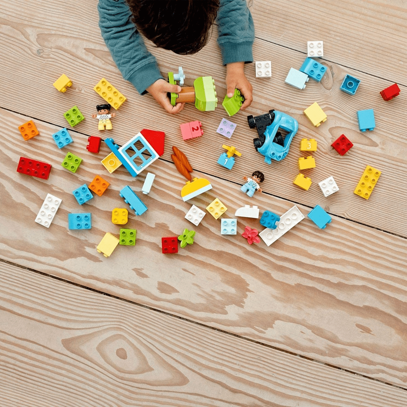 Lego duplo classic brick box building set 10913 for ages 16m+ 65pcs, , medium-null