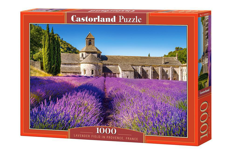 Castorland 1000 piece jigsaw puzzle - lavender field in provence, , medium-null