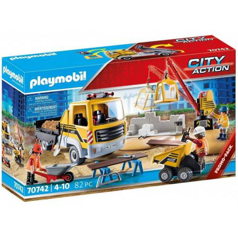 Product image: Playmobil 70742 city action construction site with a tipping, , medium-null