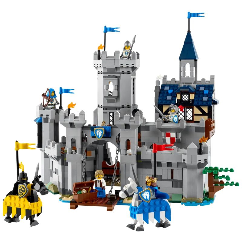 Lego creator 3in1 medieval horse knight castle 31168 for ages 9+ 1371pcs, , medium-null