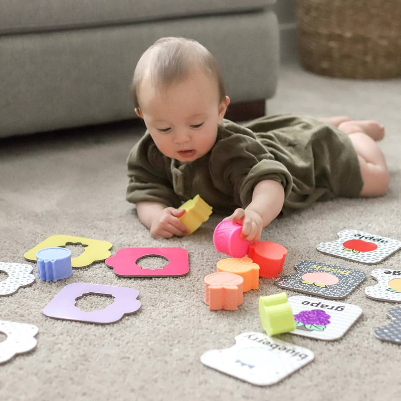 Infantino my 1st sensory & shapes puzzle set, , medium-null