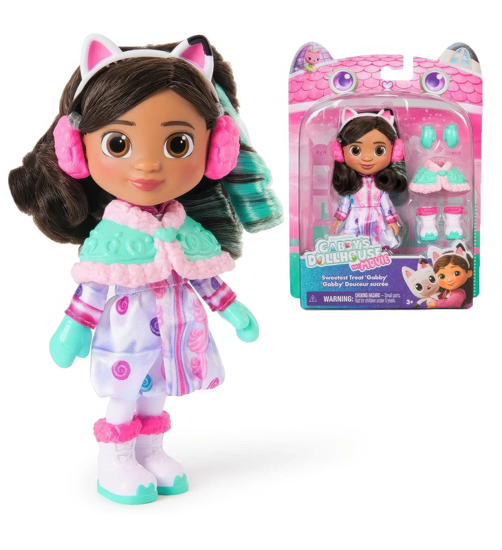 Gabby's dollhouse the movie sweetest treat 15cm gabby mini doll, , medium-null