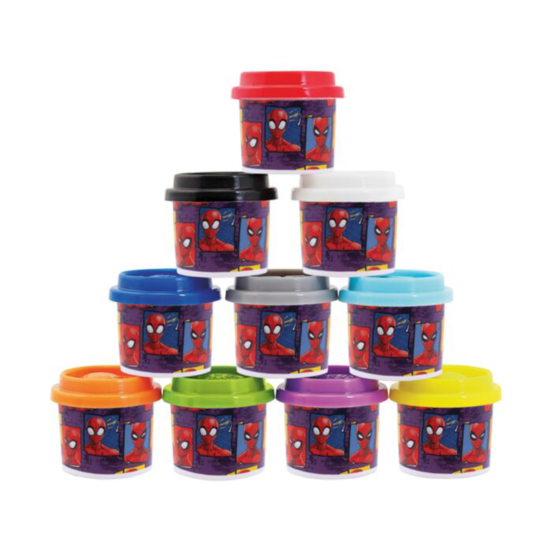Product image: As dough set spiderman 10z (10pcs) 03599 3y+, , medium-null