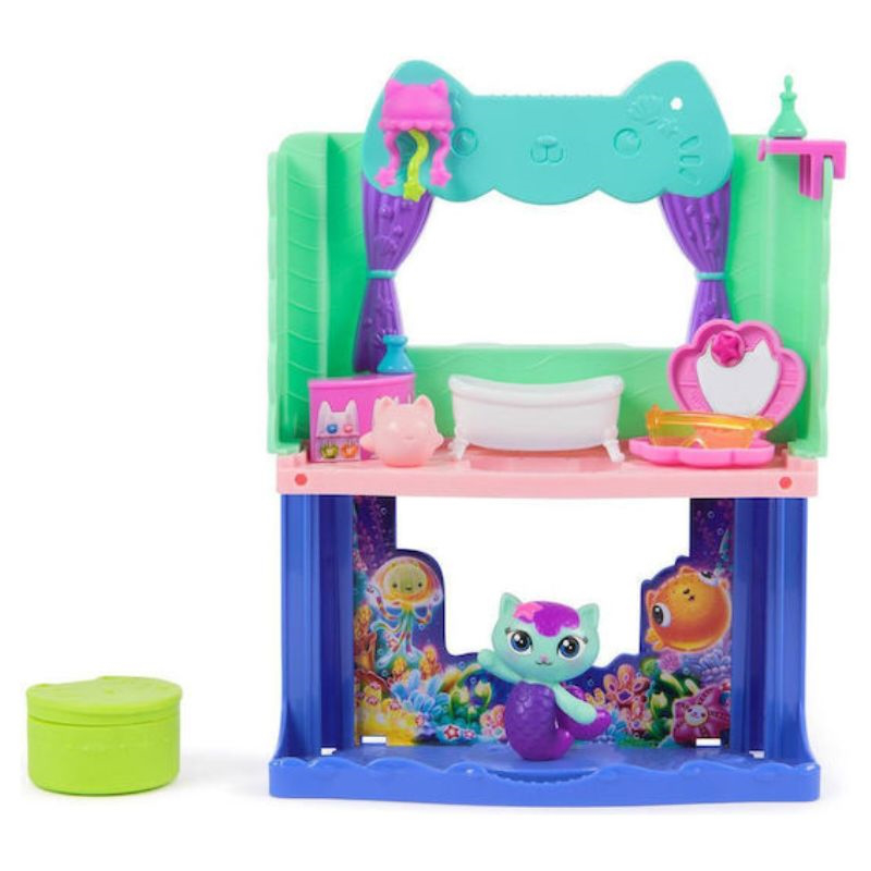 Spin master gabbys dollhouse movie mini set rooms-bathrooms 6074306, , medium-null