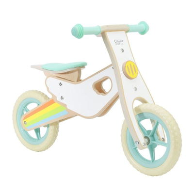 Classic world wooden balance bike rainbow