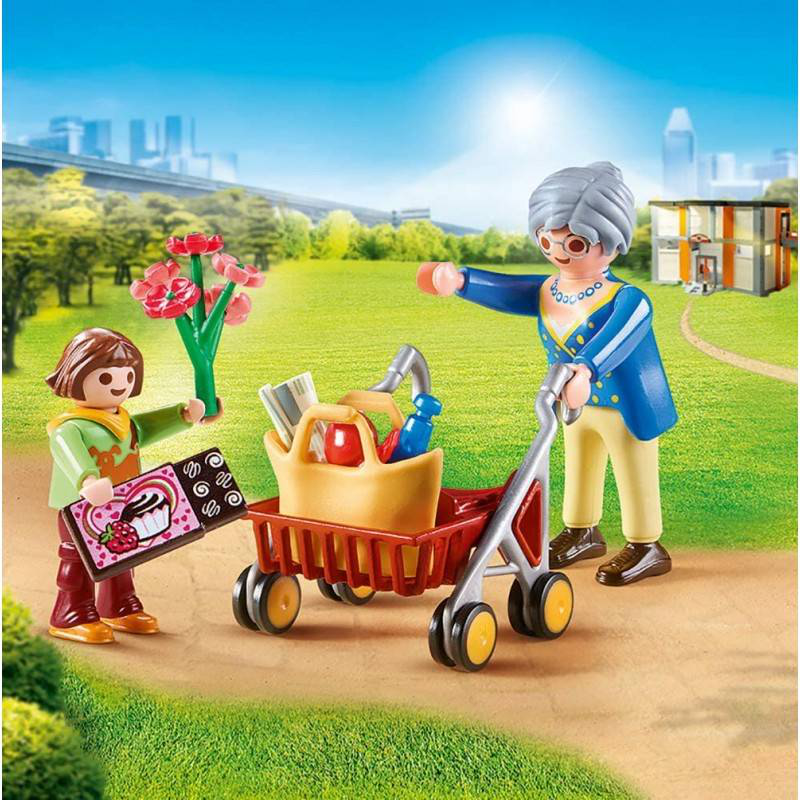 Playmobil 70194 grandma with rollator, , medium image number null