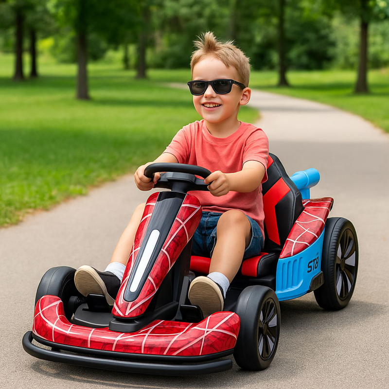 Go kart &eta;&lambda;&epsilon;&kappa;&tau;&rho;&omicron;&kappa;ί&nu;&eta;&tau;&omicron; 24v &mu;&epsilon; &delta;&epsilon;&rho;&mu;ά&tau;&iota;&nu;&omicron; &kappa;ά&theta;&iota;&sigma;&mu;&alpha;, &lambda;&epsilon;&iota;&tau;&omicron;&upsilon;&rho;&gamma;ί&alpha; drift, &phi;ώ&tau;&alpha; led & &rho;&alpha;&delta;&iota;ό&phi;&omega;&nu;&omicron; spider, 6+ &epsilon;&tau;ώ&nu;, , medium-null