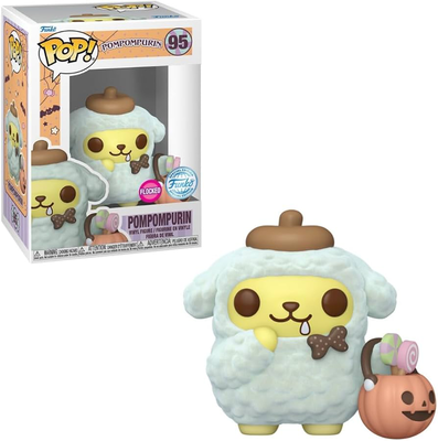 Pop funko! Sanrio: hello kitty pompompurin flocked special edition figure, , medium