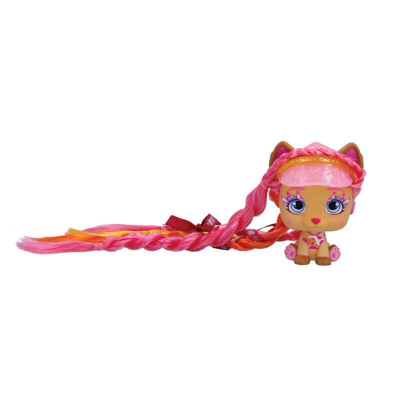 As vip pets series 3 bow power collectible doll with extra long hair 71496 3y+, , medium-null
