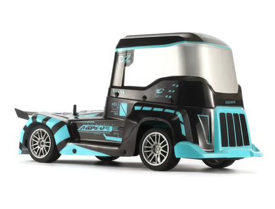 Lighting in the darkness 1:10 scale rc trailer truck