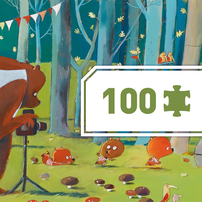 Djeco puzzles gallery forest friends - 100 pcs - fsc mix, , medium