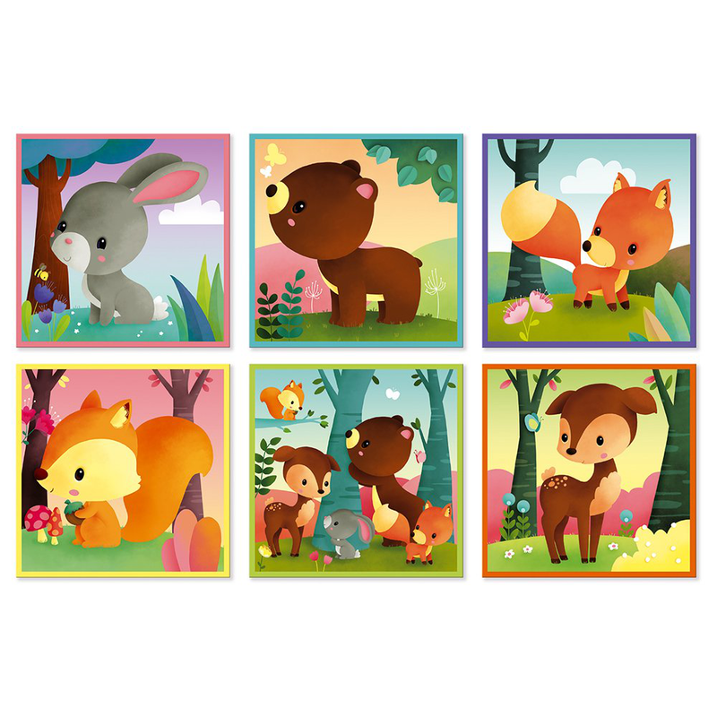 Kubkid - 9 blocks - forest animals, , medium image number null
