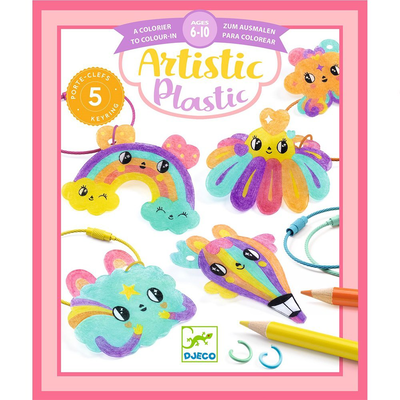 Artistic plastic - kawaii keyring