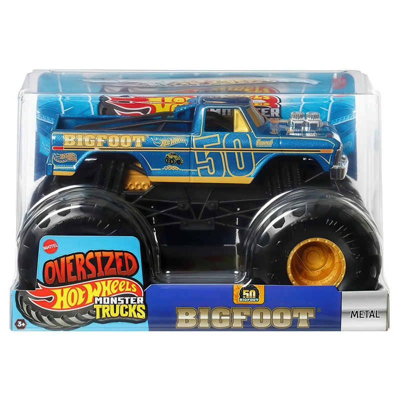 Hot wheels monster trucks oversized metal - assorted-null