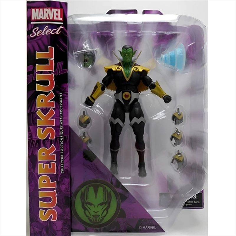 Marvel select action figure super skrull 18 cm, , medium-null
