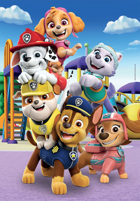 Product image: As clementoni kids puzzle super color nickelodeon paw patrol 104 pcs 6y+ 27178, , medium-null
