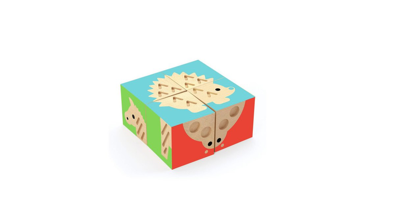 Wooden cube puzzle "djeco", , medium-null