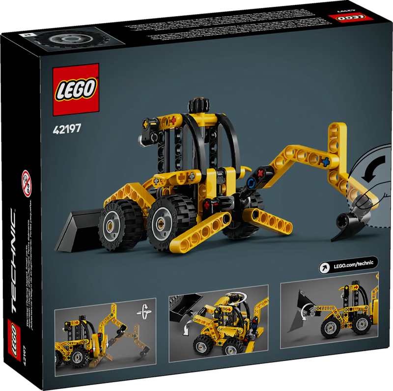 Lego technic 42197 backhoe loader, , medium image number null