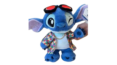Cool stitch plush – disney lilo & stitch soft toy with sunglasses & shirt 30cm, , medium
