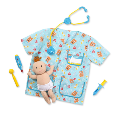 Melissa & doug 18519 paediatric nurse role play costume set, , medium