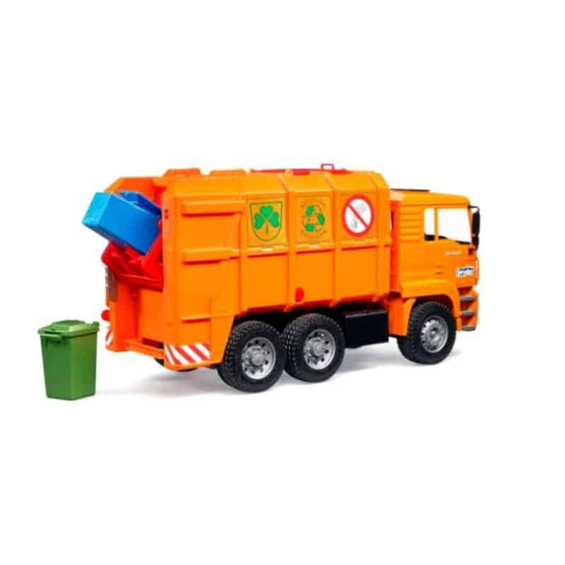 Product image: Bruder 02760 man tga carbage truck orange 3y+, , medium-null