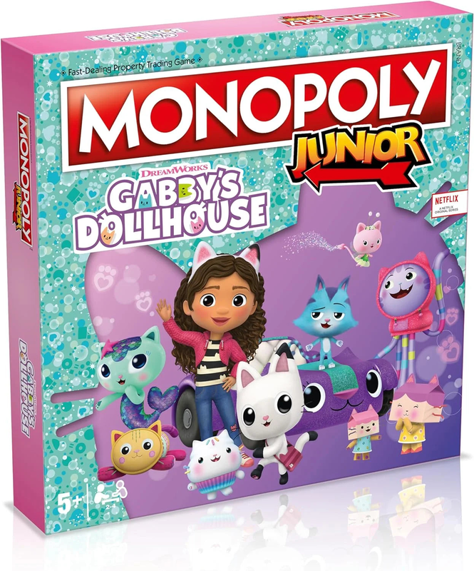 Monopoly junior gabbys dollhouse, , medium-null