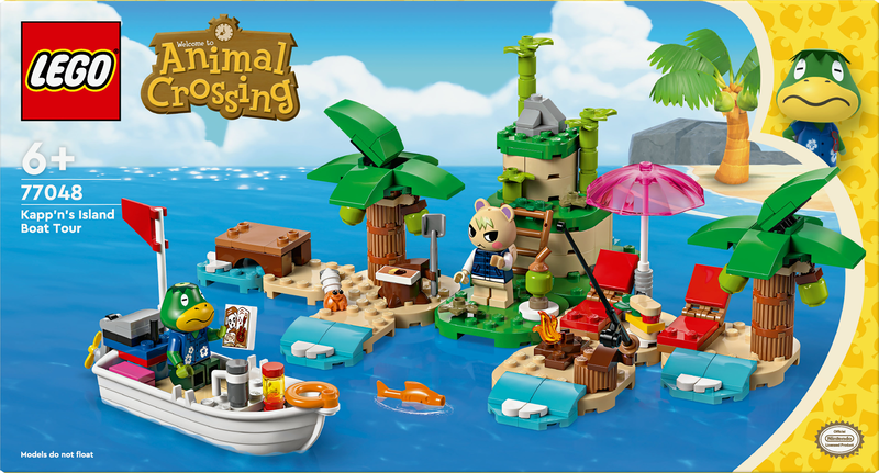 Lego animal crossing kapp'n's island boat tour 77048 for ages 6+ 233pcs, , medium-null