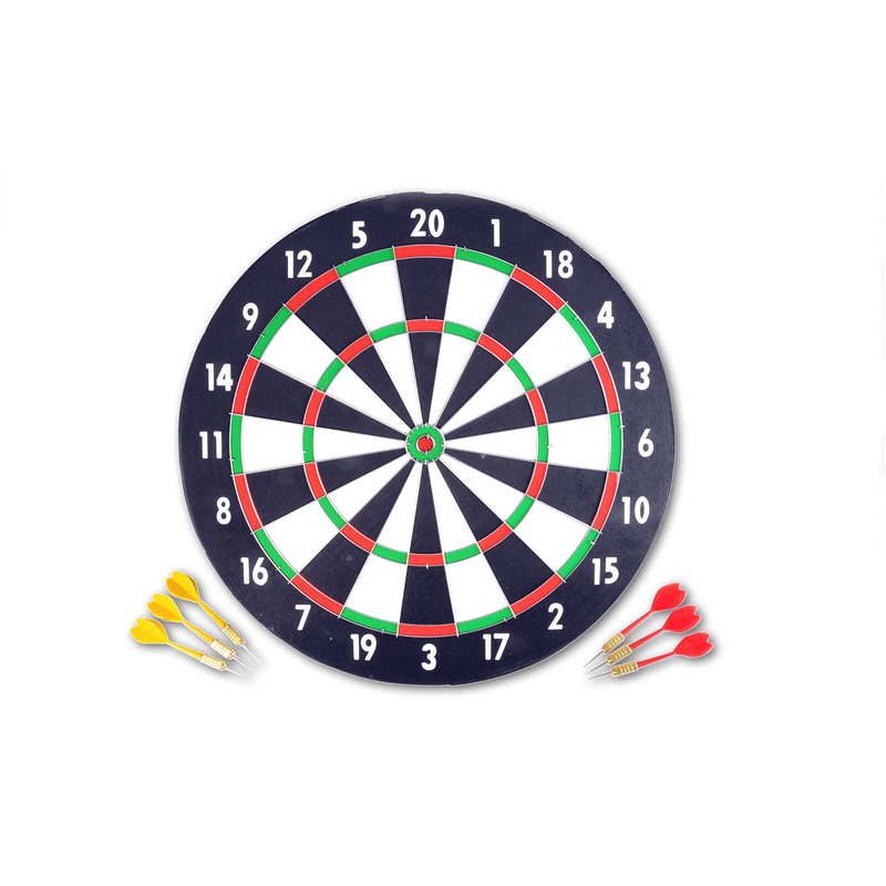 Dartboard paper with 6 darts, , medium-null