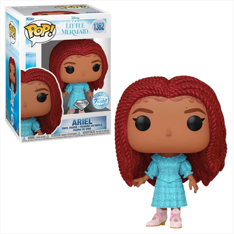 Funko pop! Disney: the little mermaid - ariel glitter diamond collection #1362 vinyl figure, , medium-null
