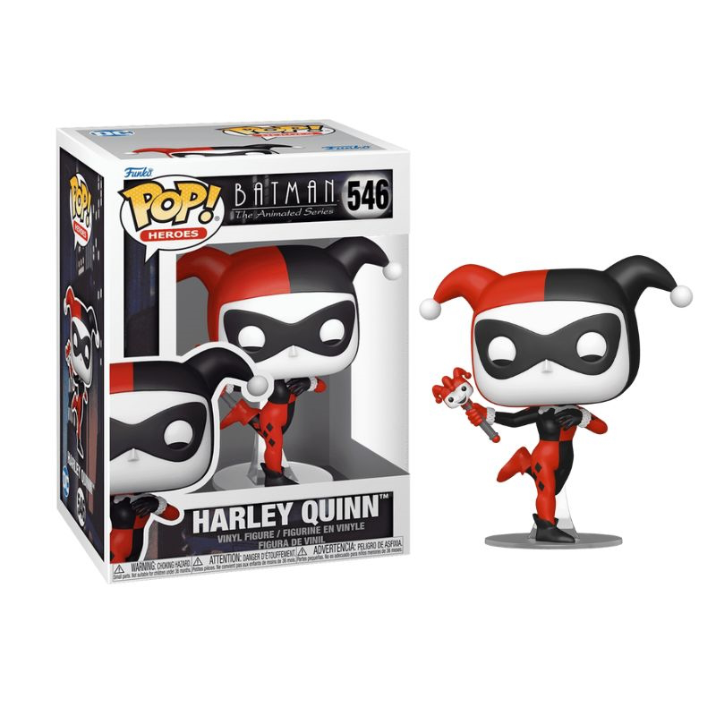 Funko pop! Heroes dc: batman the animated series - harley quinn #546 vinyl figure 101437, , medium-null