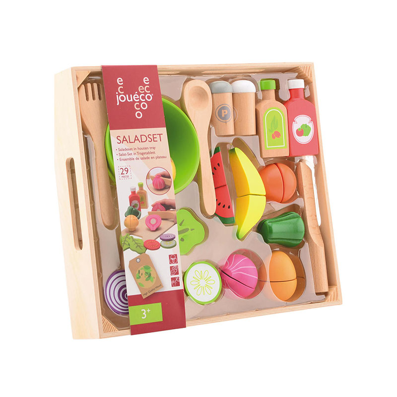 Product image: Jouéco® - saladset in wooden tray, , medium-null