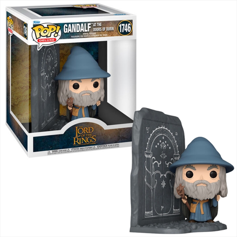 Product image: Funko pop! Deluxe: the lord of the rings - gandalf at the doors of durin #1746 vinyl figure, , medium-null