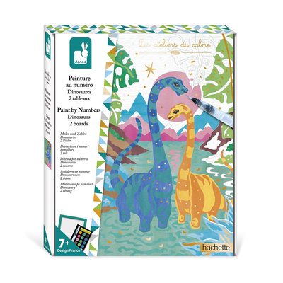Paint by numbers dinosaurs, , medium