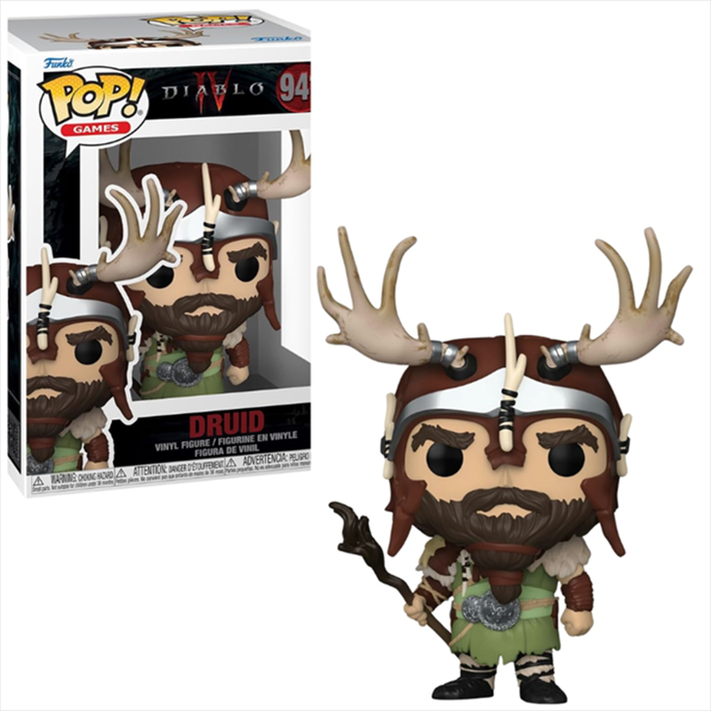 Product image: Funko pop! Games: diablo iv - druid #941 vinyl figure, , medium-null