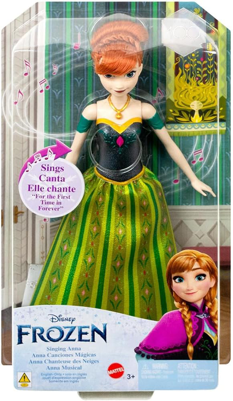 Disney princess singing frozen anna doll, , medium-null