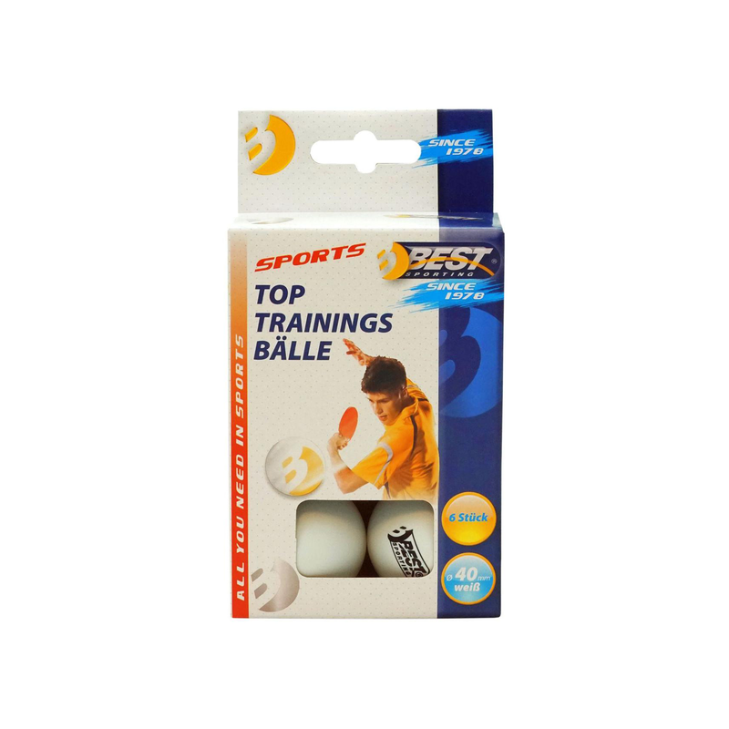 Training table tennis balls 6pcs, , medium-null