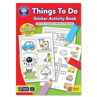 Orchard toys things to do sticker activity book, , medium