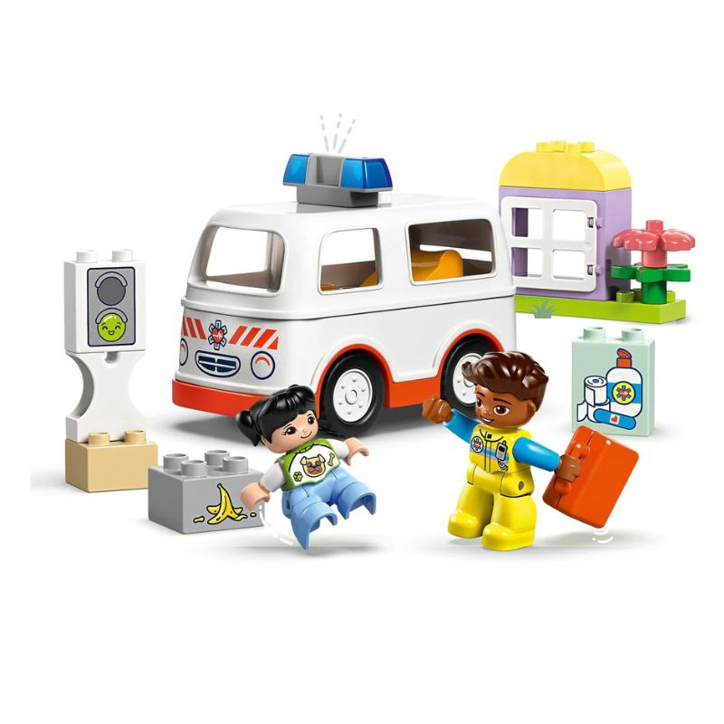 Lego duplo ambulance driver 10447 for ages 2+ 19pcs, , medium-null