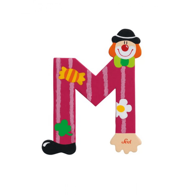 Sevi wood initial m, , medium