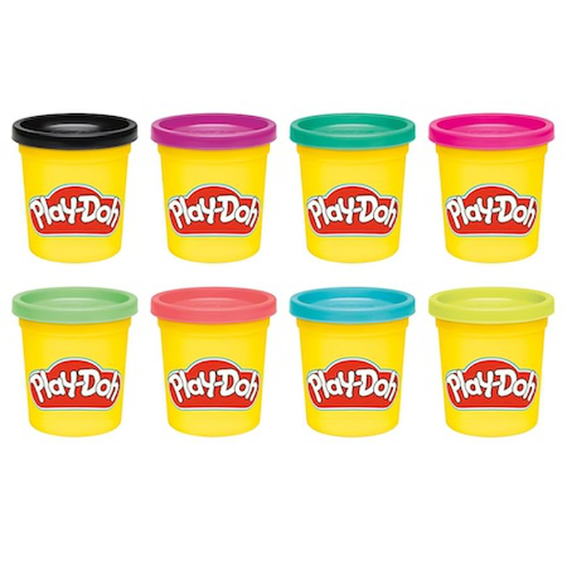 Play-doh vibrant 8 pack 680g 2y+, , medium-null