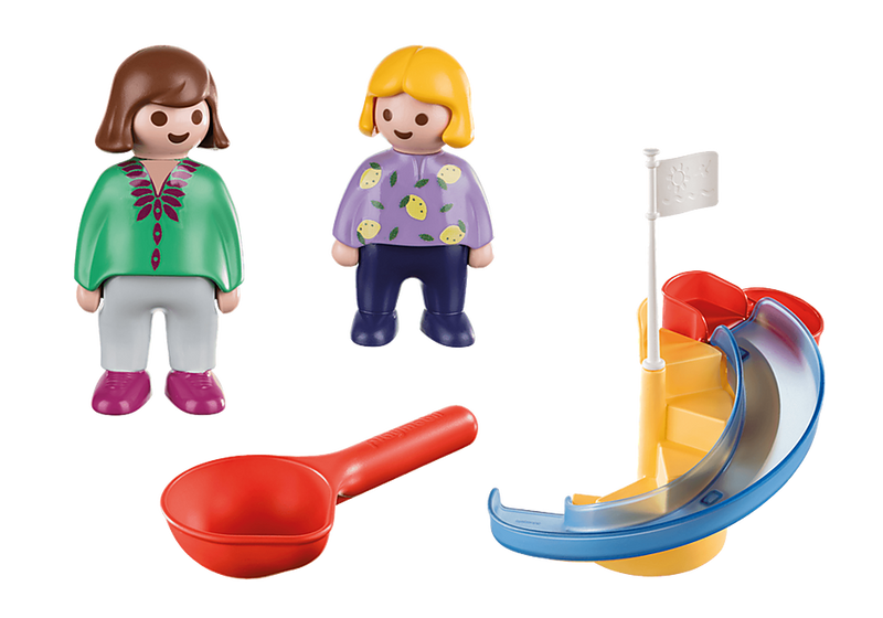 Playmobil 70270 - 1.2.3 aqua water slide, , medium-null