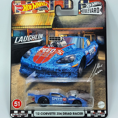 Hotwheels premium | boulevard | '12 corvette z06 drag racer #51, , medium
