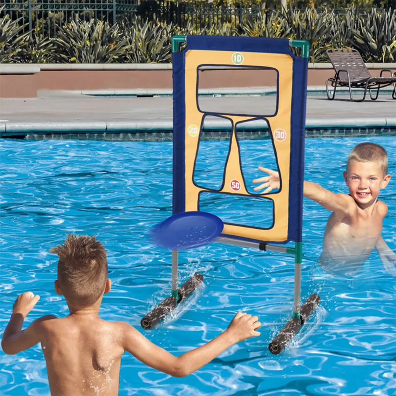 Product image: Σετ παιδικό παιχνίδι πισίνας με frisbee και βάση κράτησης – υπαίθρια αθλήματα για παιδιά, , medium-null