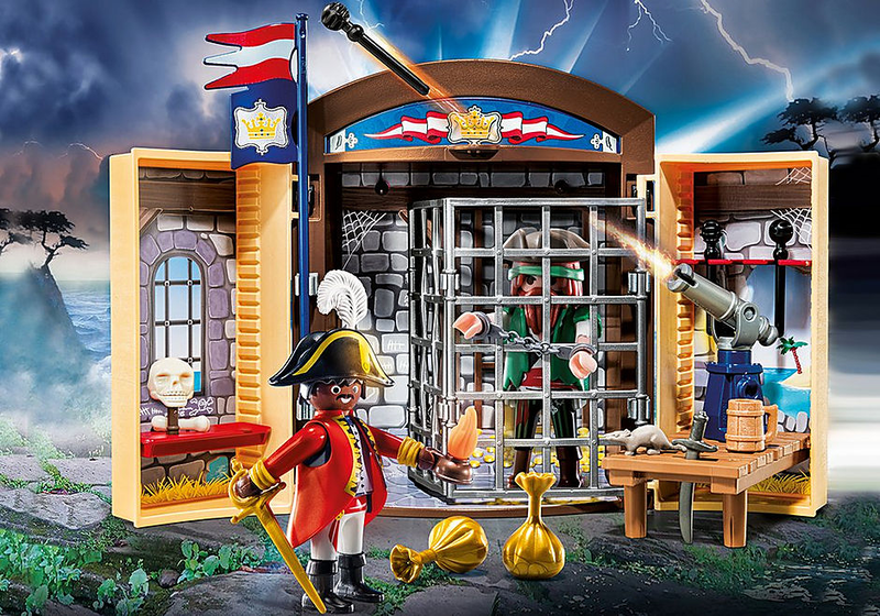 Playmobil pirate adventure play box, , medium-null