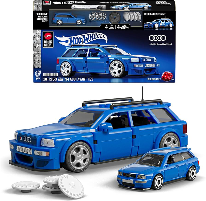 Hot wheels brick shop 94 audi avant rs2 253pcs 10y+ (jgr28), , medium-null